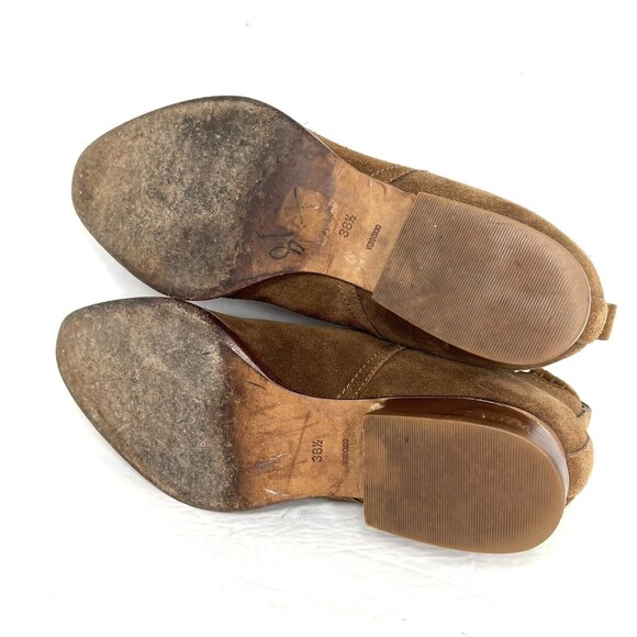 Alexander Wang Womens Kori Suede Ankle Boots Brown Size 38.5 - Picture 6 of 7